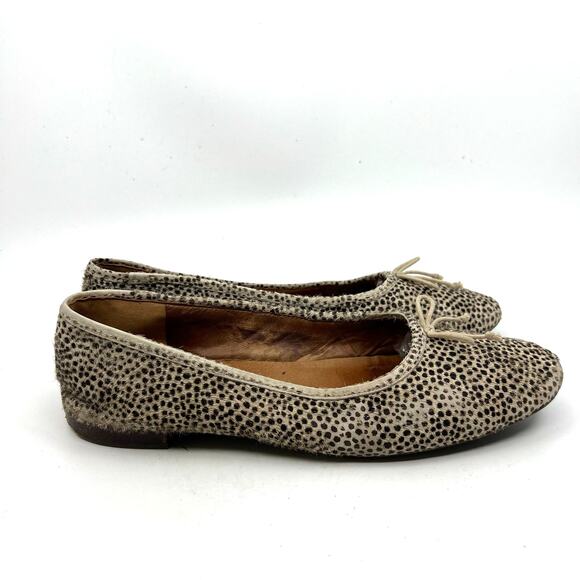 Madewell The Adelle Leopard Ballet Flats Women's 9 US - Picture 3 of 9